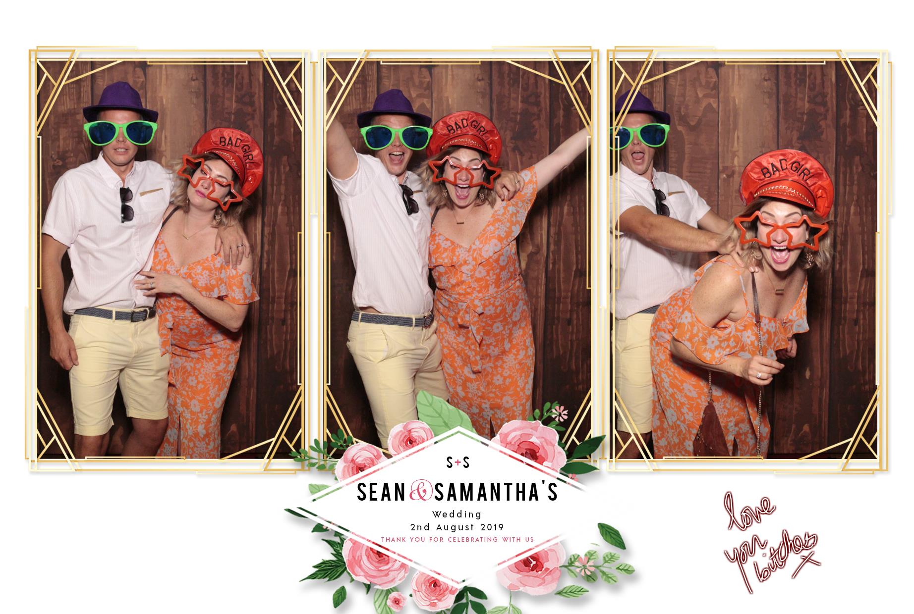 Samantha & Sean's Wedding | View more photos from the event at gallery.myphotoboothexperience.co.uk/u/MyPhotoBoothExperienceLtd/Samantha-Seans-Wedding